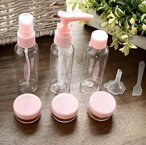 ORPIO Plastic Travel Cosmetic Bottles – Portable Press Spray (Set of 3)